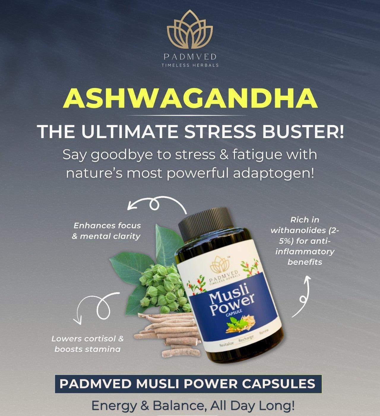 Padmved Musli Power Capsules - Padmved Wellness