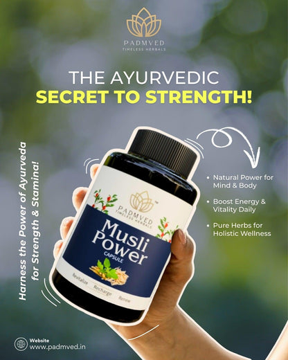 Padmved Musli Power Capsules - Padmved Wellness